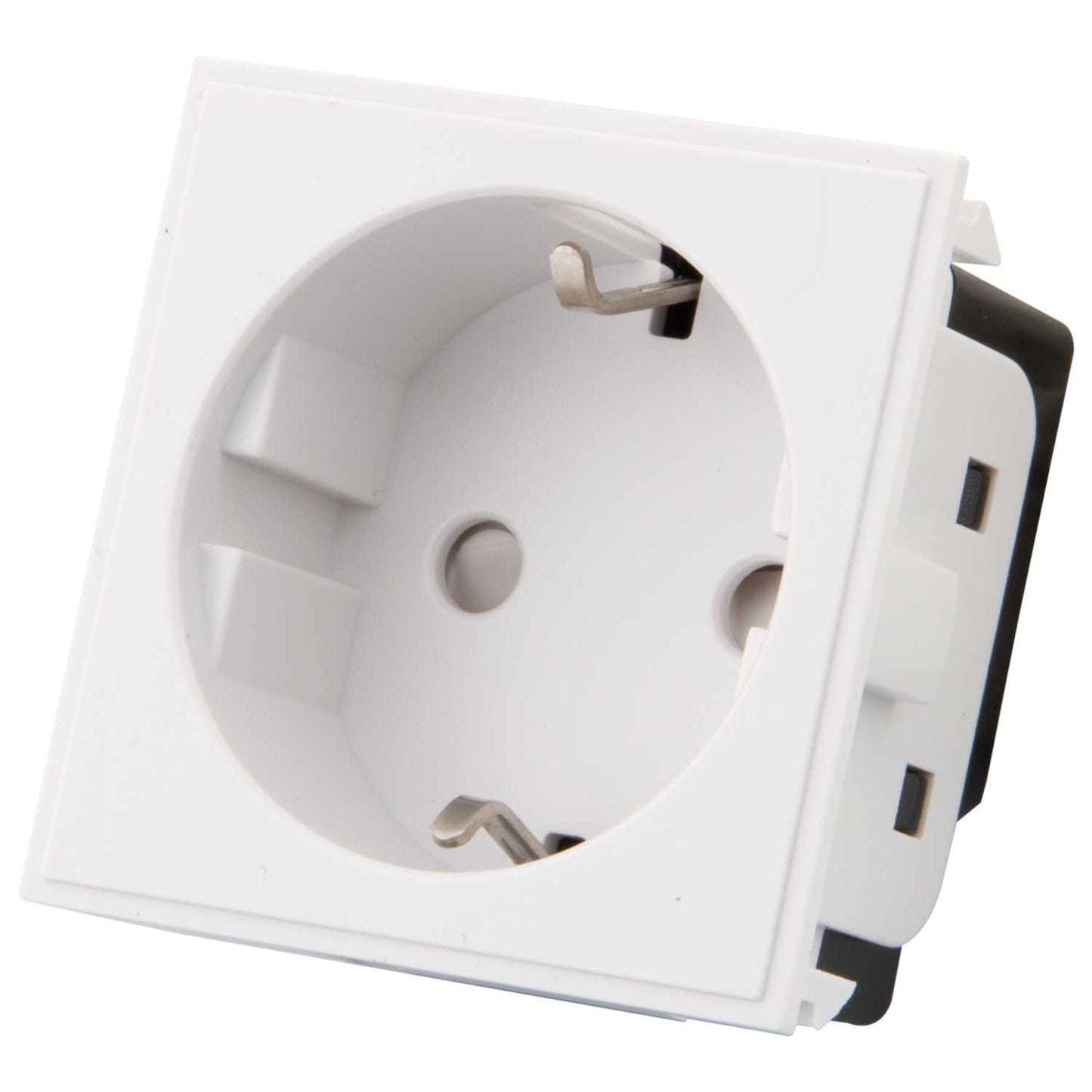 M2 Grid 16A Euro Socket Module White