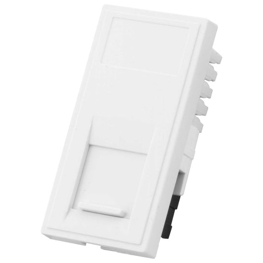 M2 Grid CAT6A Euro Module White