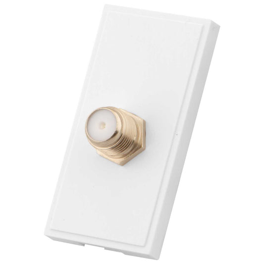 M2 Grid F Type Satellite Shielded Euro Module White