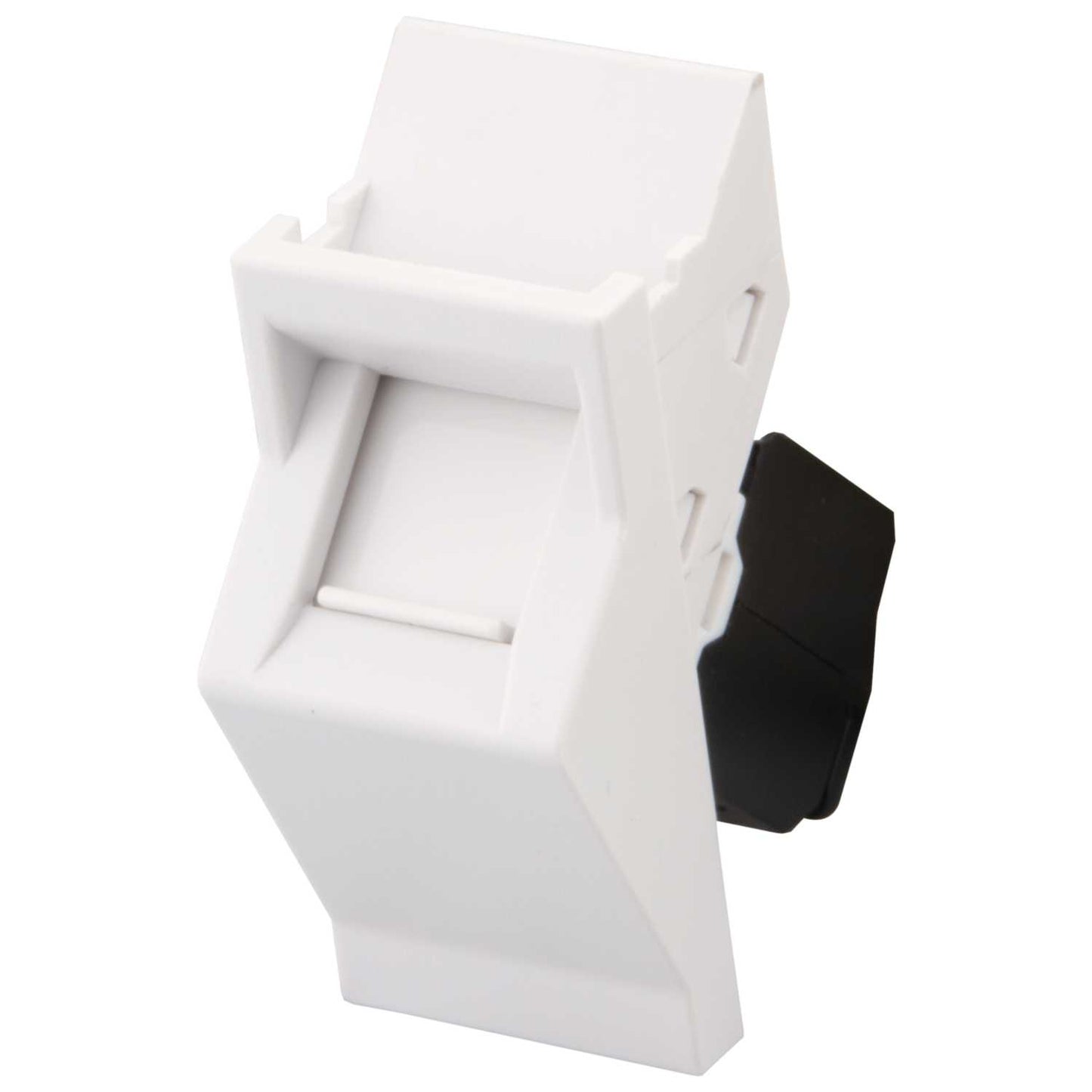 M2 Grid CAT5E Angled Euro Module White