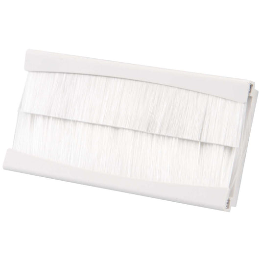 M2 Grid 100mm x 50mm Euro Brush Module White