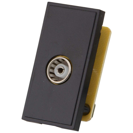 M2 Grid TV Coax Euro Module Black