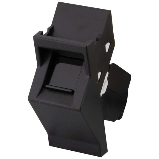 M2 Grid CAT5E Angled Euro Module Black