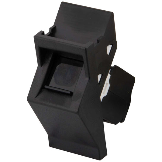 M2 Grid CAT6 Angled Euro Module Black