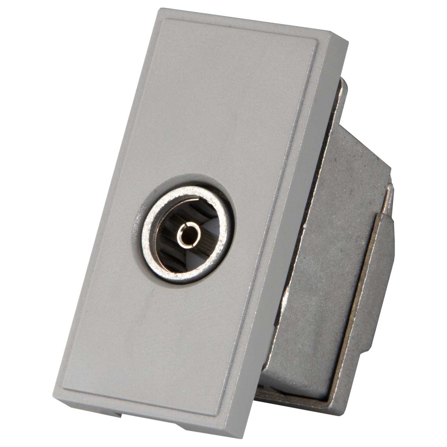 M2 Grid Female Coax Euro Module Grey