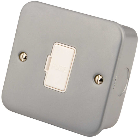 M2 Metal 13A Unswitched Fused Spur Metal Clad