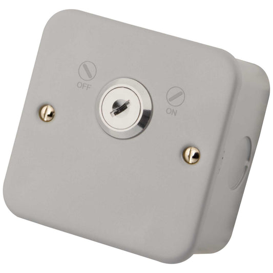 M2 Metal 20A DP Lockable Key Switch Metal Clad