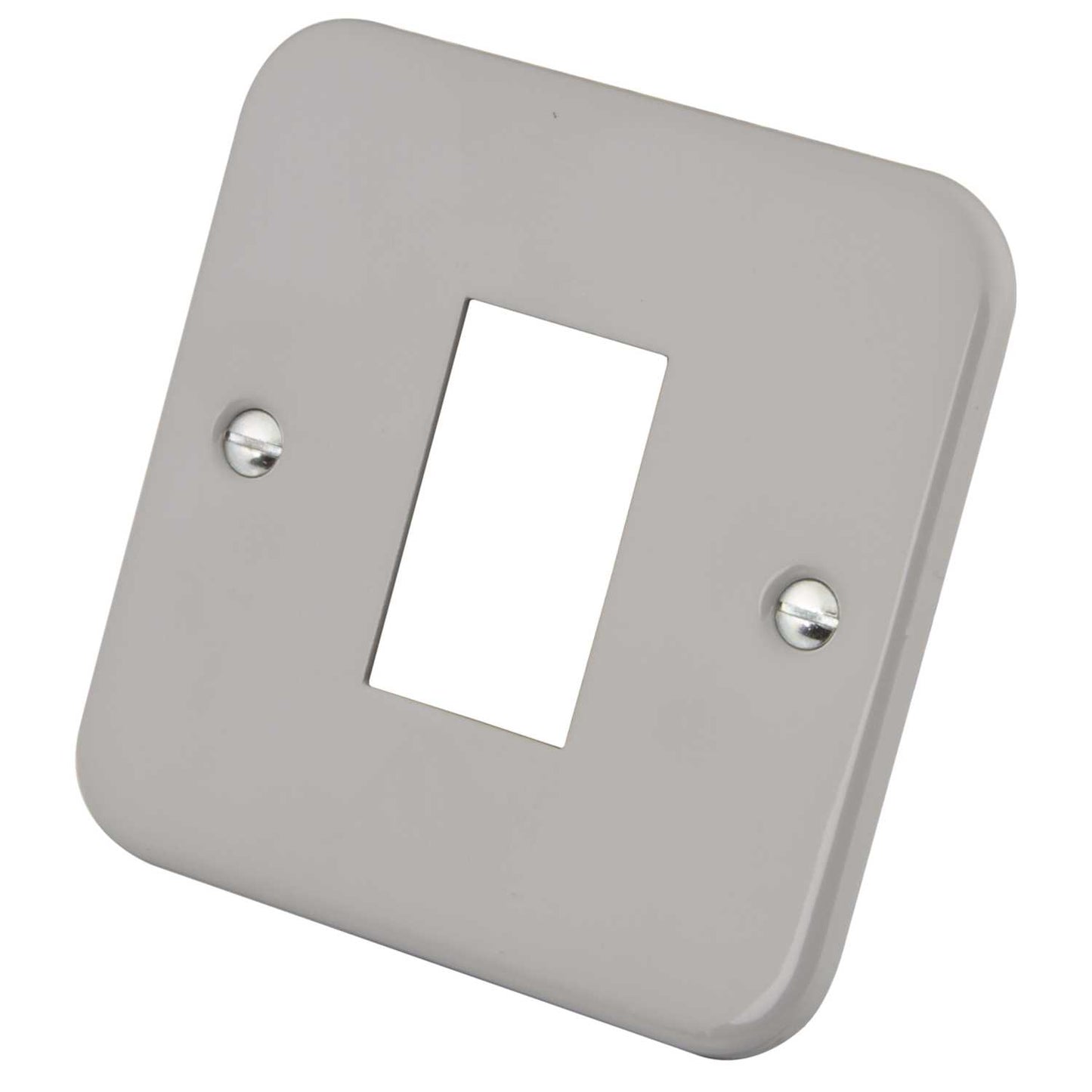 M2 Metal 1 Gang 1 LJ6C Module Front Plate Metal Clad