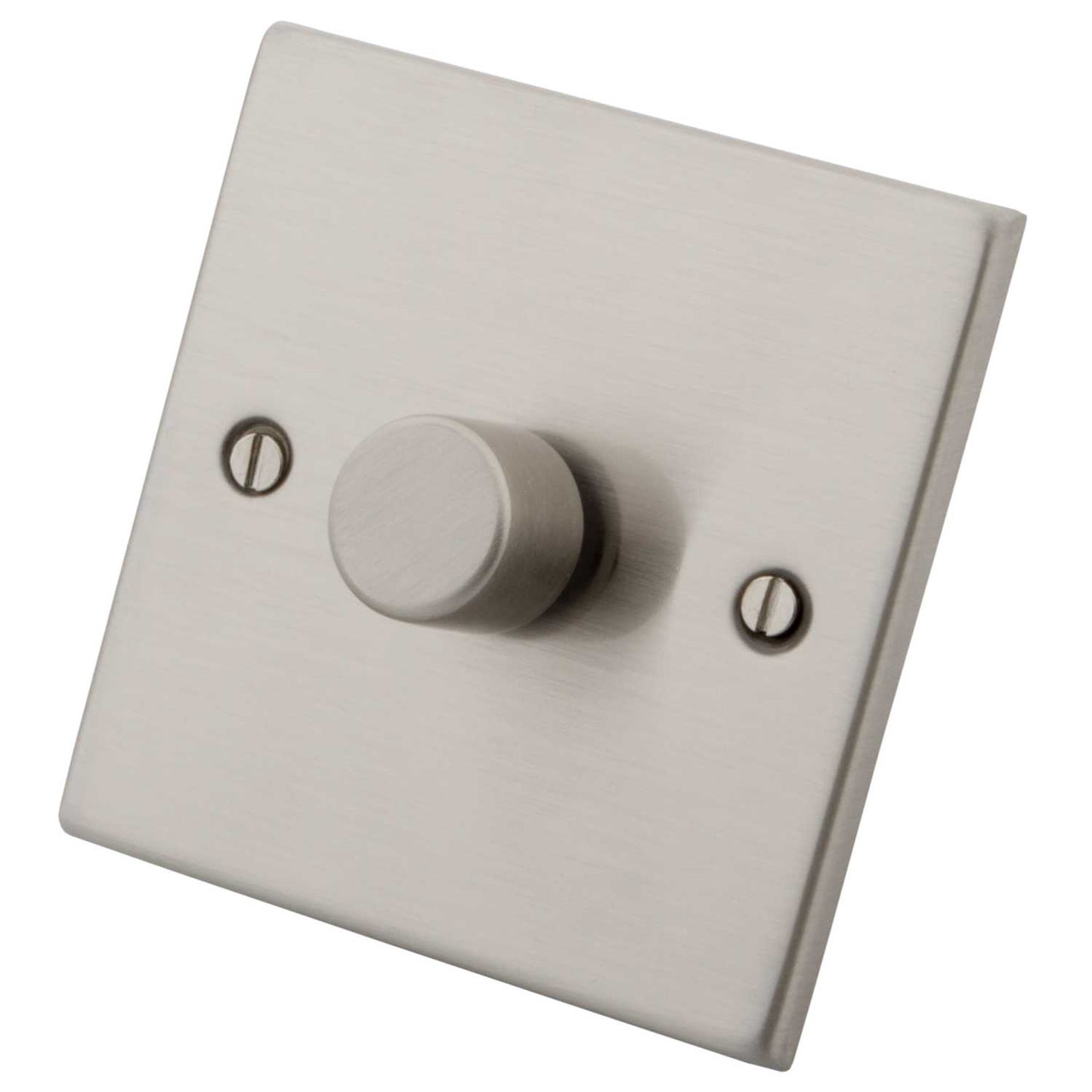M2 Decorative 400W 1 Gang 2 Way Brushed Stainless Steel