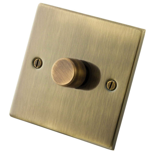 M2 Decorative 400W 1 Gang 2 Way Antique Brass