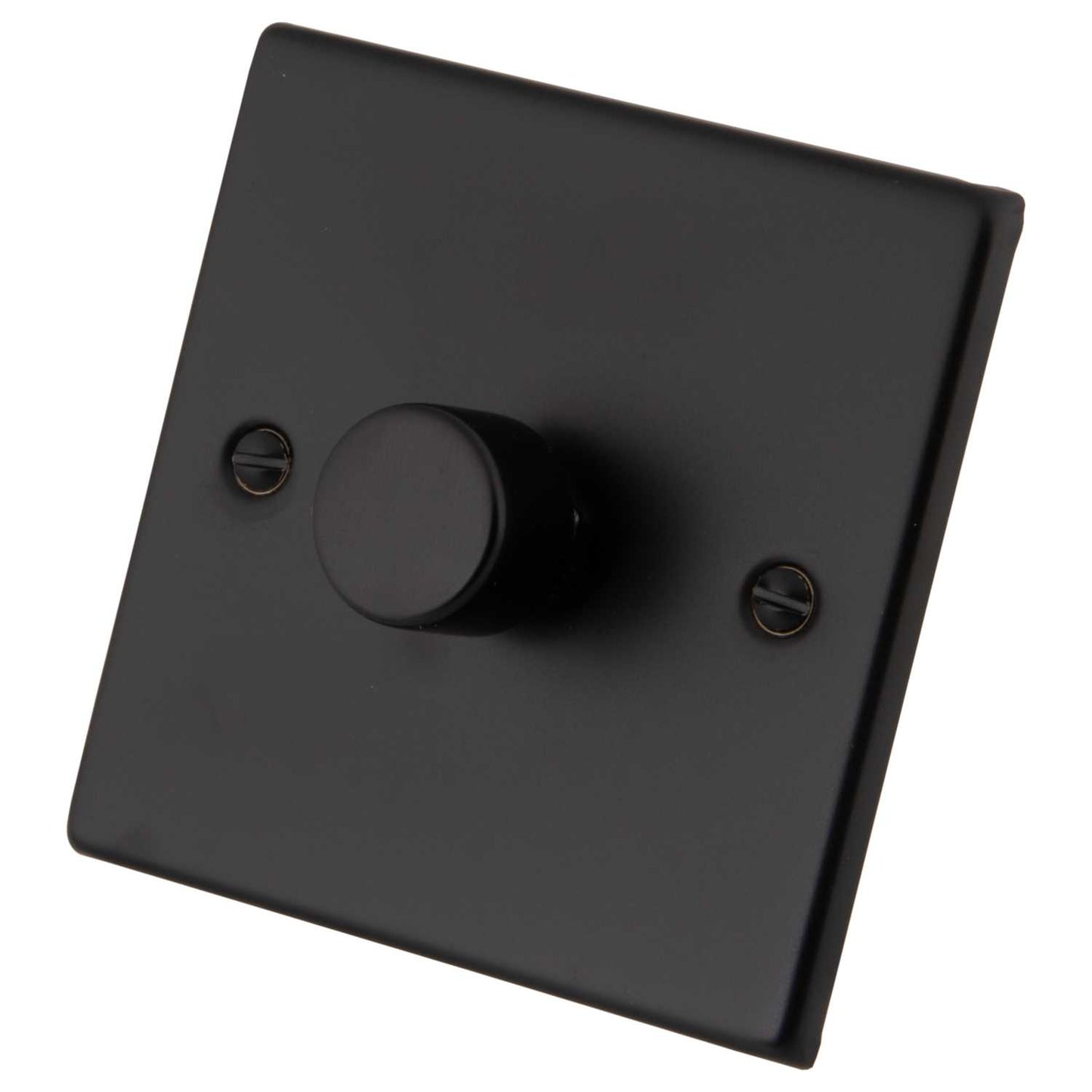 M2 Decorative 400W 1 Gang Leading Edge LED Dimmer Painted Matt Black