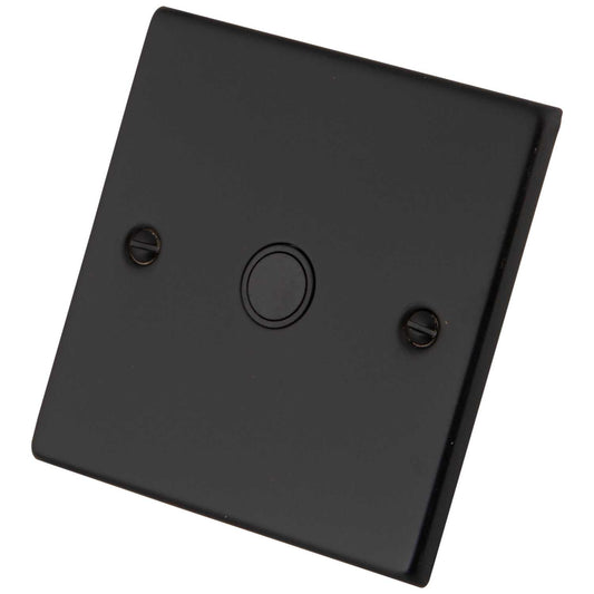 M2 Decorative 20A Flex Outlet Black Insert Painted Matt Black