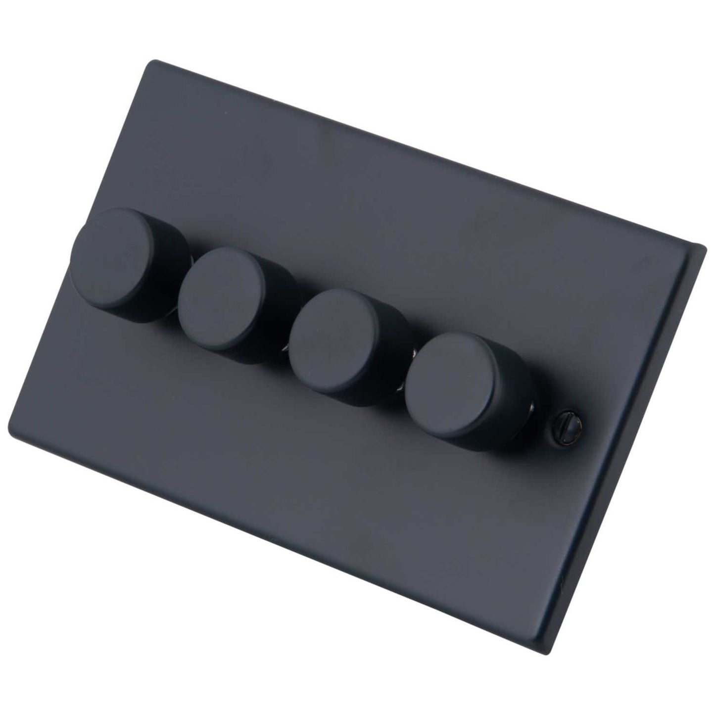 M2 Decorative 400W 4 Gang Intelligent Dimmer Granite Blue