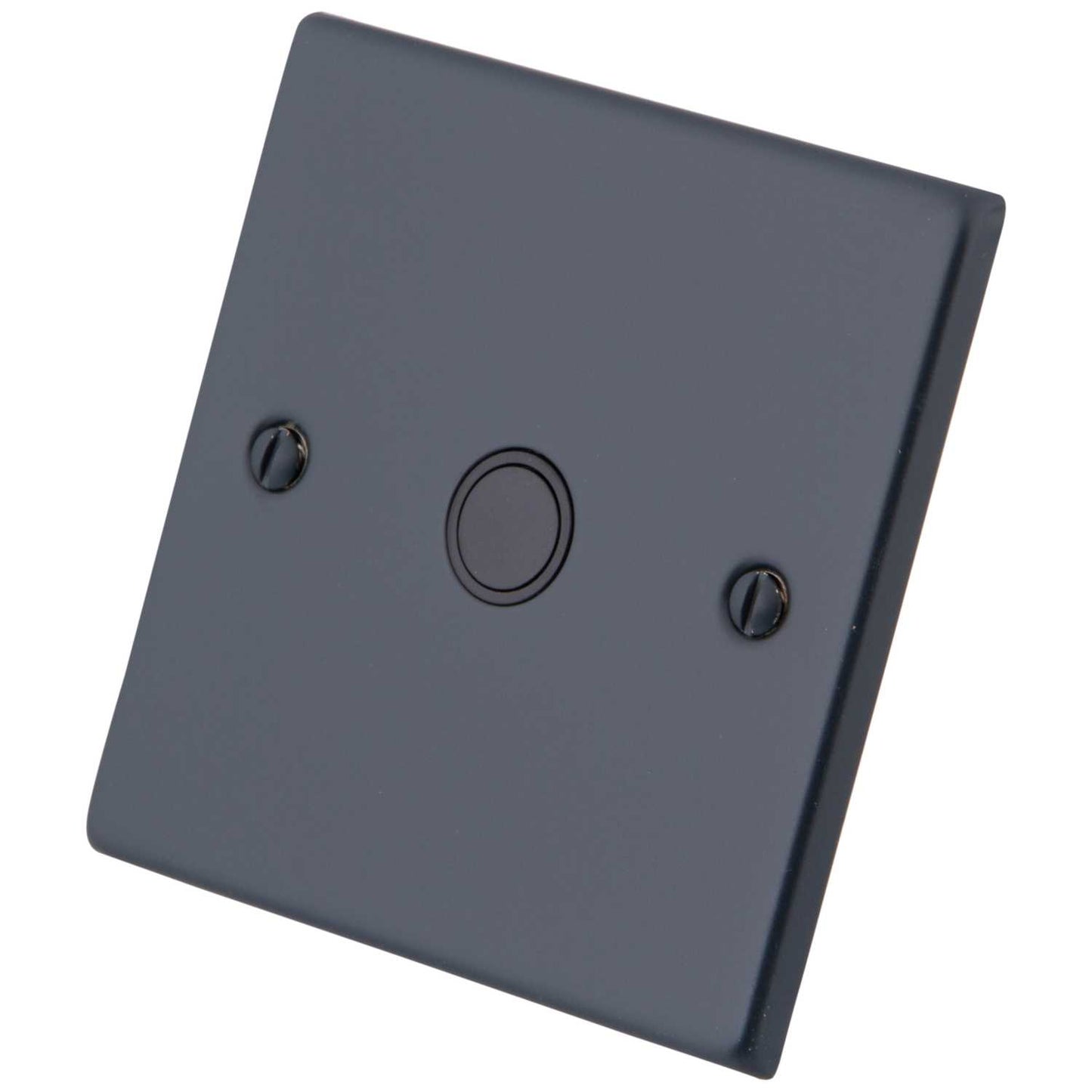 M2 Decorative 20A Flex Outlet Black Insert Granite Blue