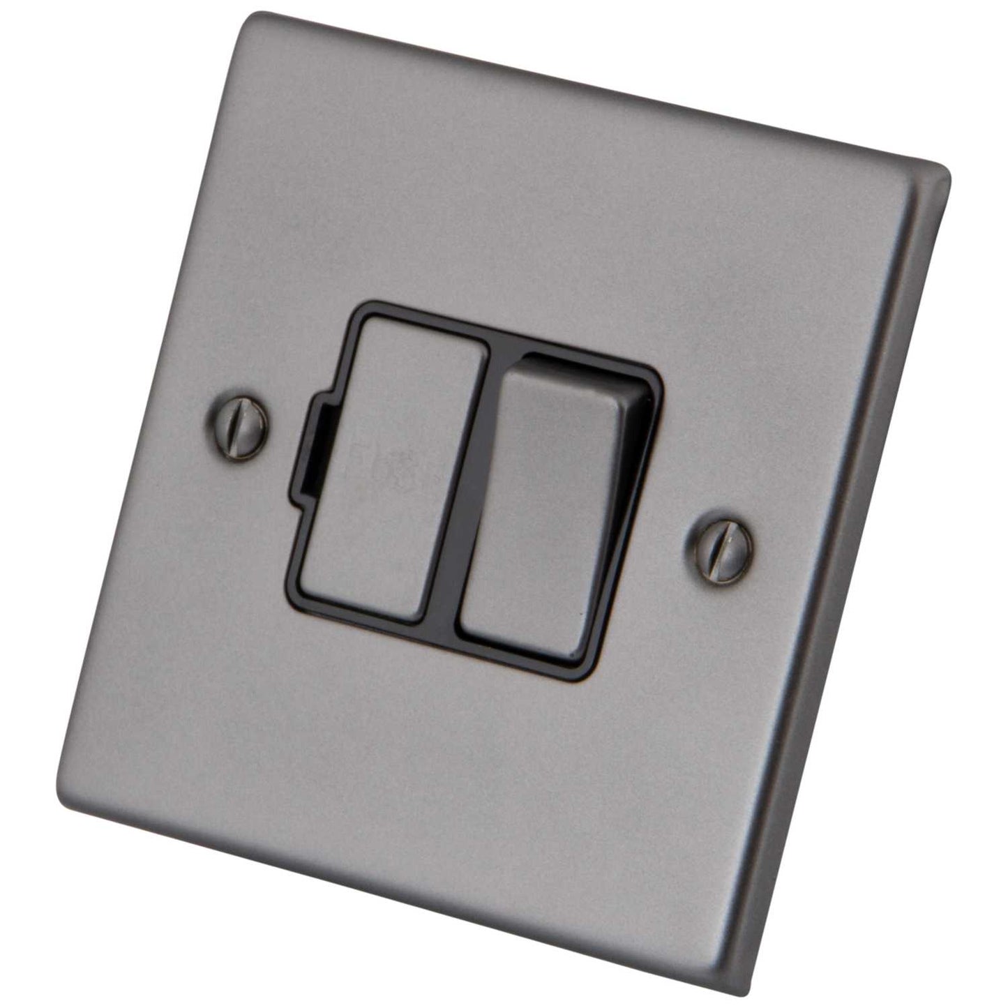M2 Decorative 13A Switched Fused Spur Black Insert Gunmetal