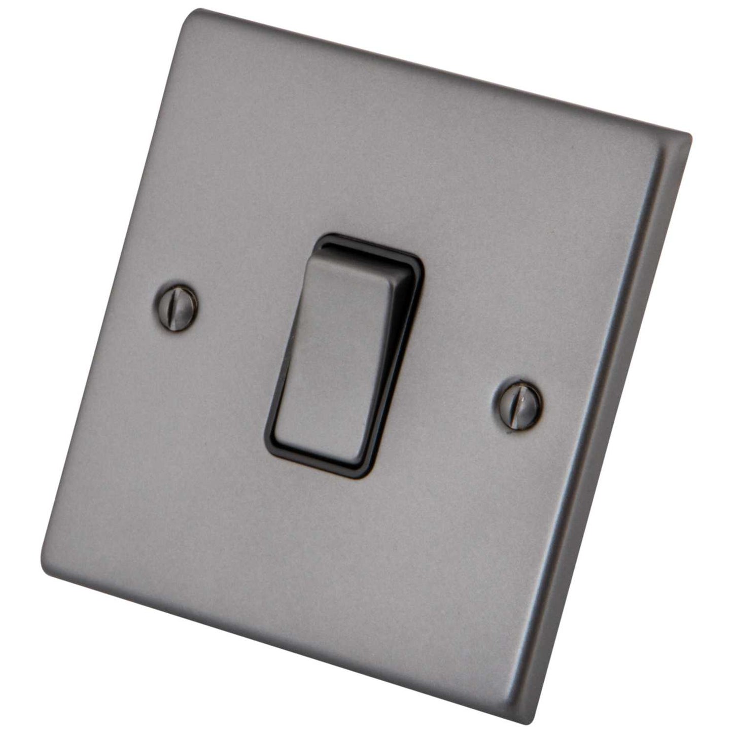 M2 Decorative 20A DP Switch Black Insert Gunmetal