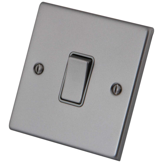 M2 Decorative 20A DP Switch Grey Insert Gunmetal
