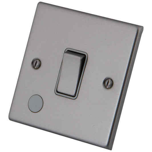 M2 Decorative 20A DP Switch with Flex Outlet Grey Insert Gunmetal