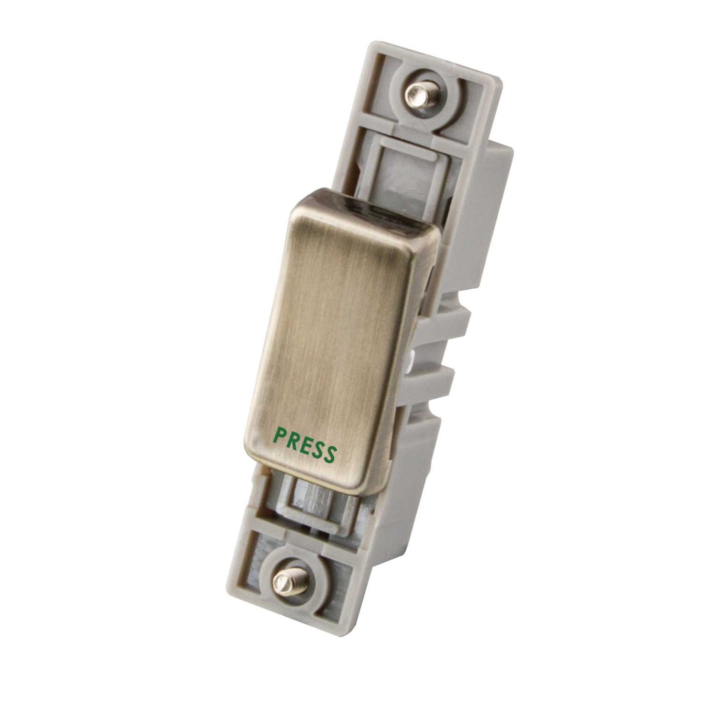 M2 Decorative 10A 1 Way Retractive Switch Module Antique Brass