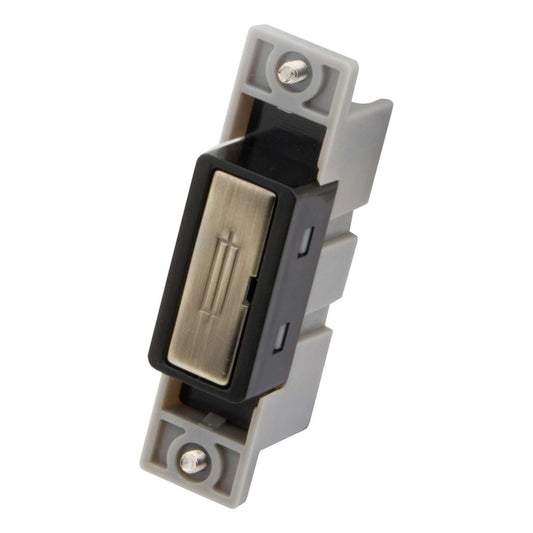 M2 Decorative 13A Fused Module Black Insert Antique Brass