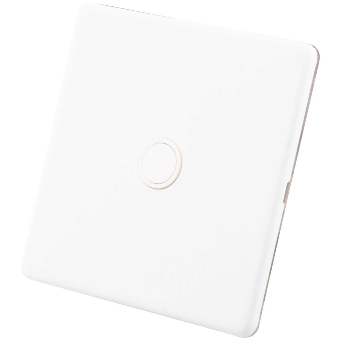M2 Decorative Screwless 20A Flex Outlet White Insert Painted Matt White