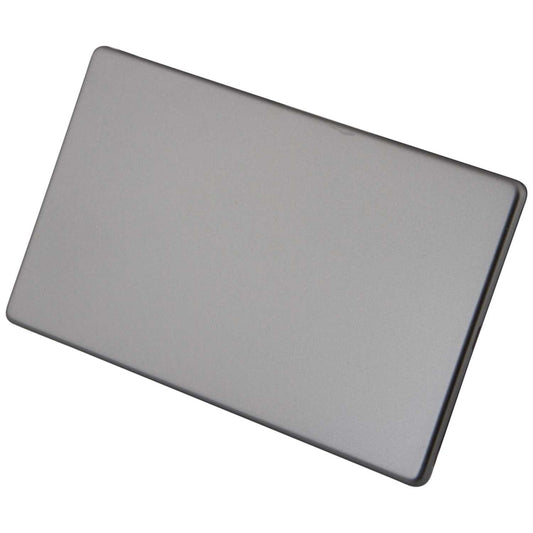 M2 Decorative Screwless 2 Gang Blank Plate Gunmetal