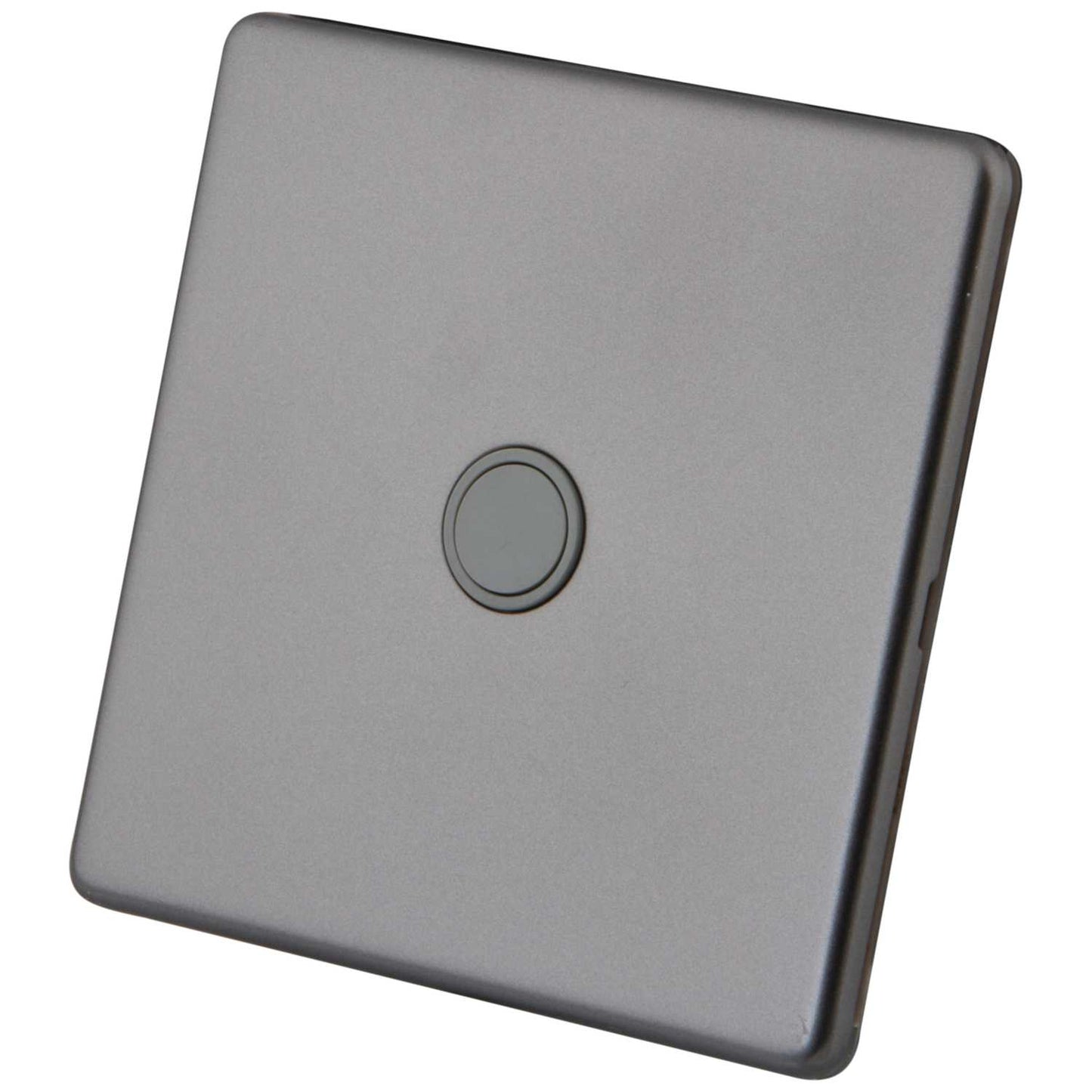 M2 Decorative Screwless 20A Flex Outlet Grey Insert Gunmetal