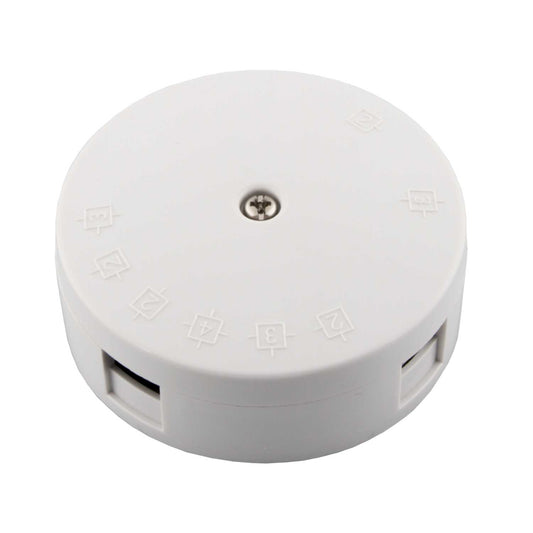 M2 Ceiling 20A 4 Terminal Large Junction Box White