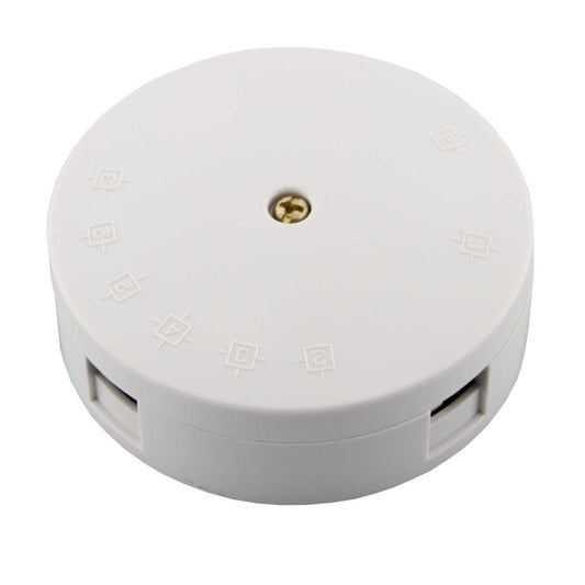 M2 Ceiling 20A 6 Terminal Junction Box White