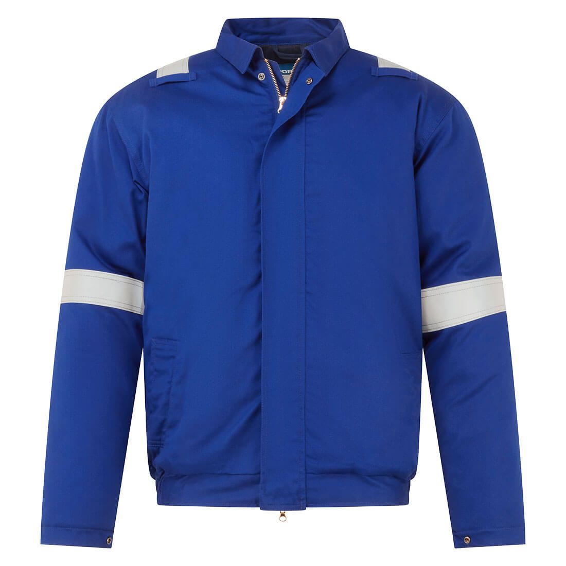 Bizflame Work+ FR Insulated Bomber Jacket, L, R, Royal Blue