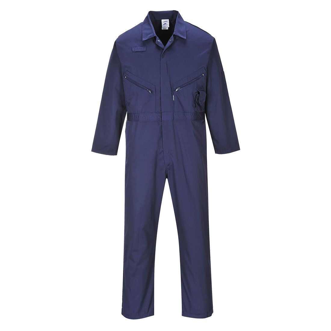 Liverpool Zip Coverall, L, T, Navy Tall