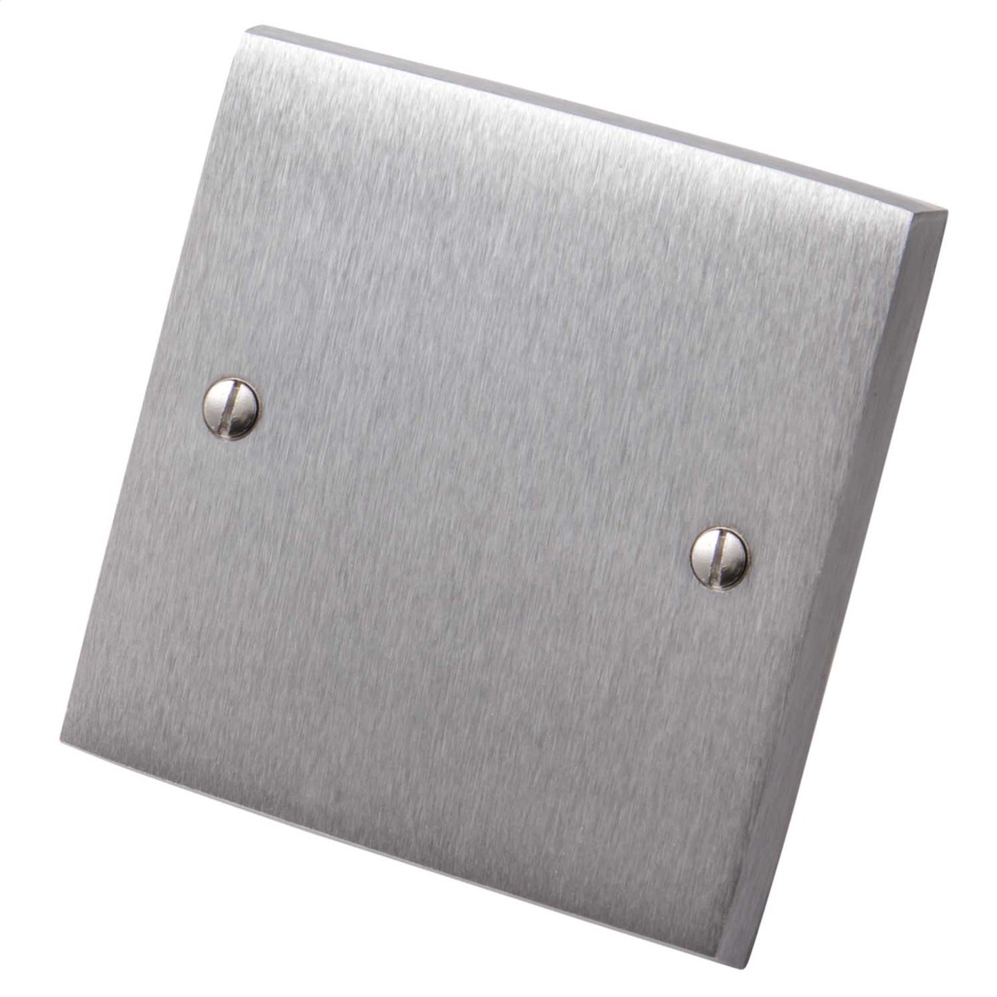 Heritage Brass 1 Gang Blank Plate Satin Chrome