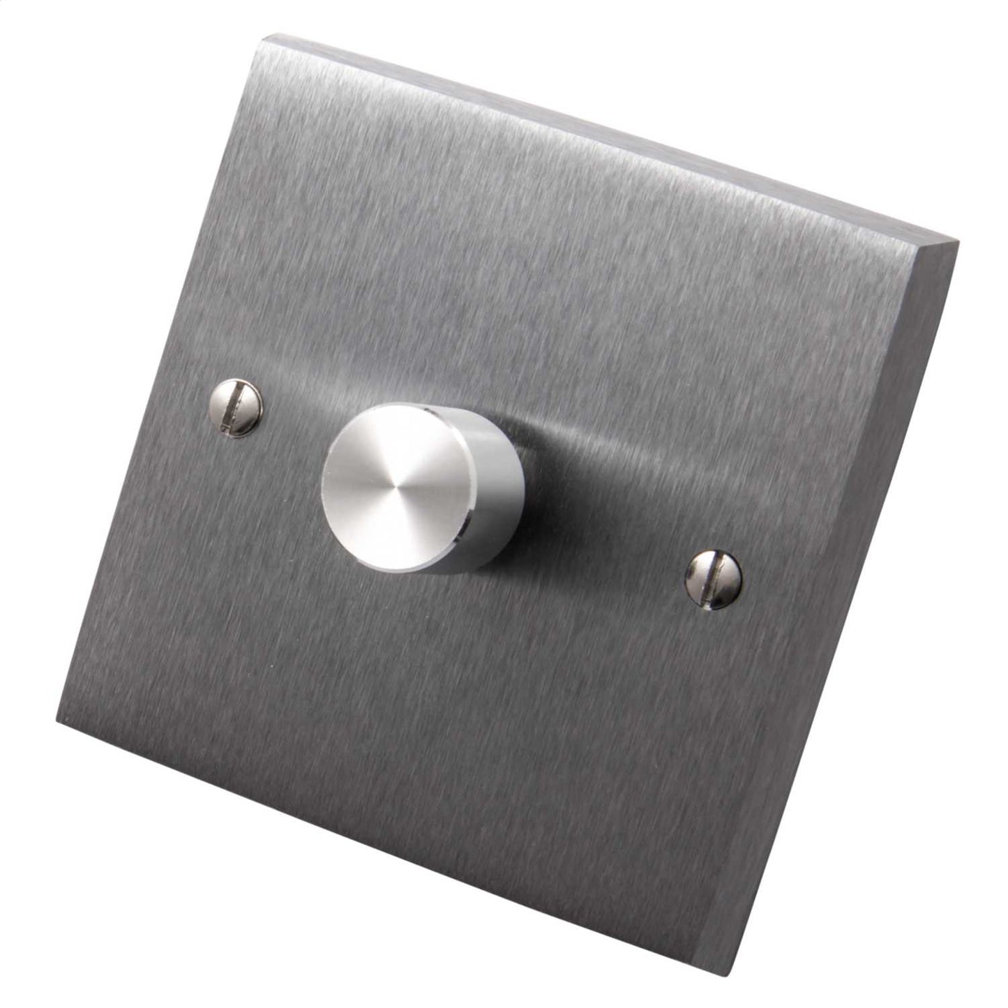 Heritage Brass 400W 1 Gang 2 Way Dimmer Switch Satin Chrome