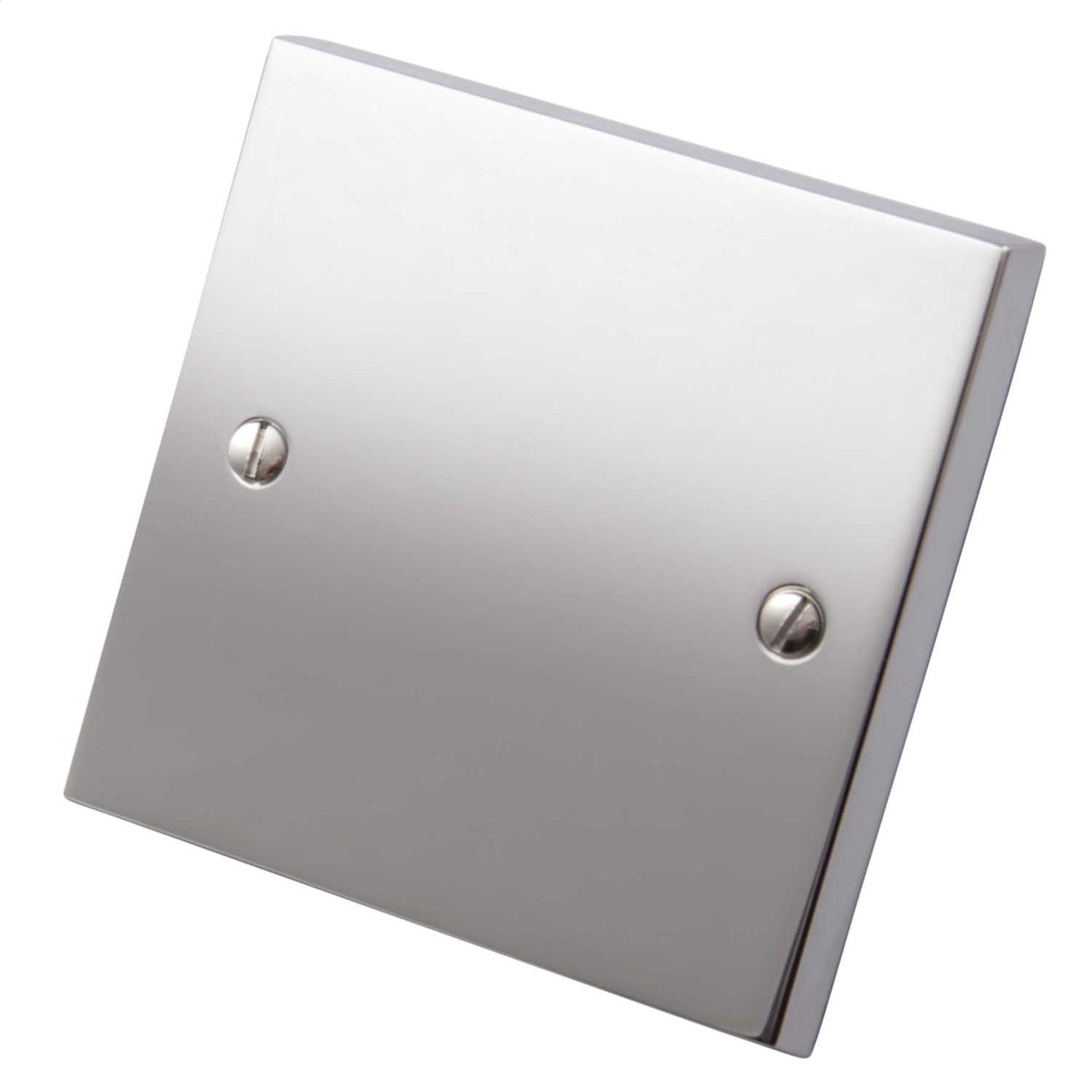Heritage Brass 1 Gang Blank Plate Polished Chrome