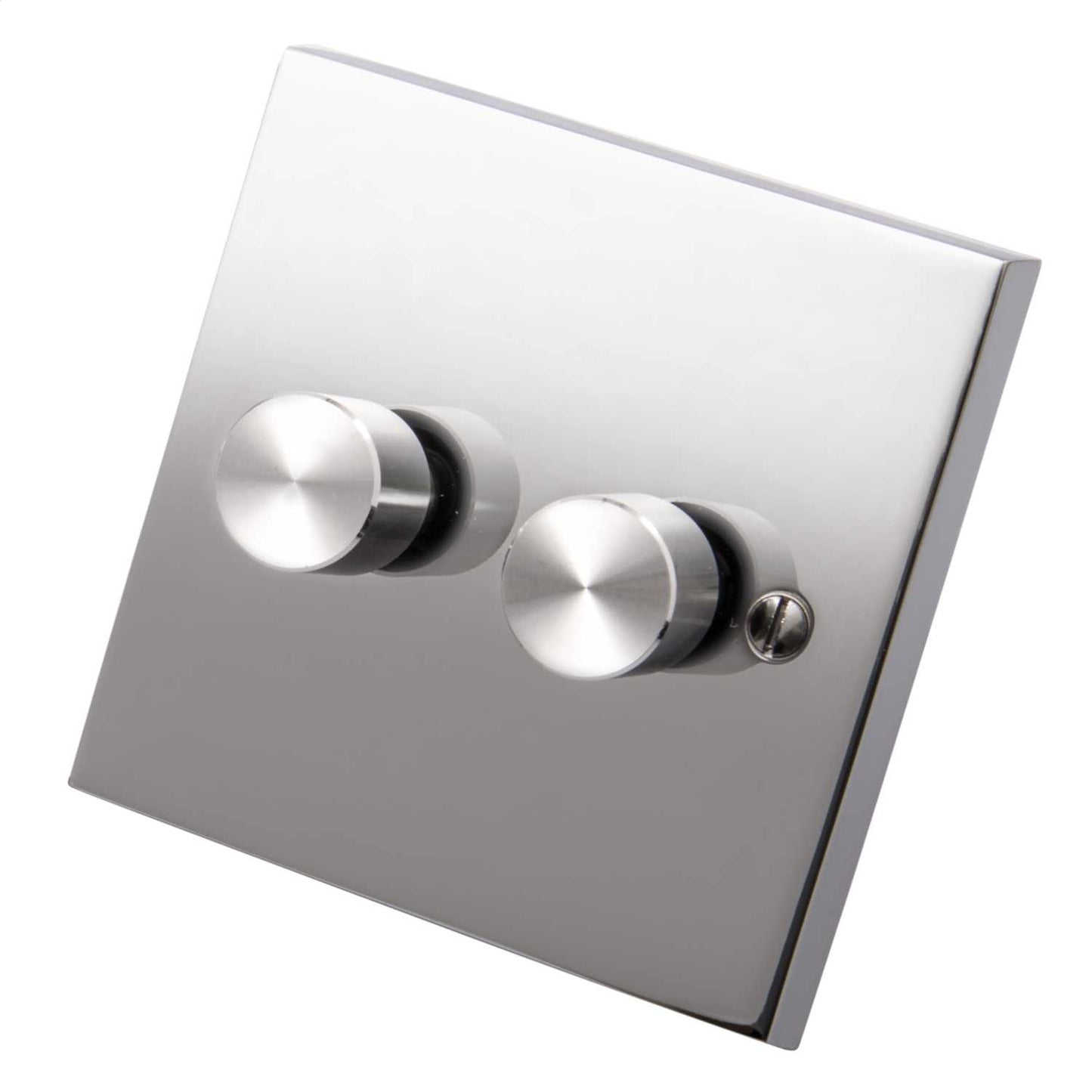 Heritage Brass 400W 2 Gang 2 Way Dimmer Polished Chrome