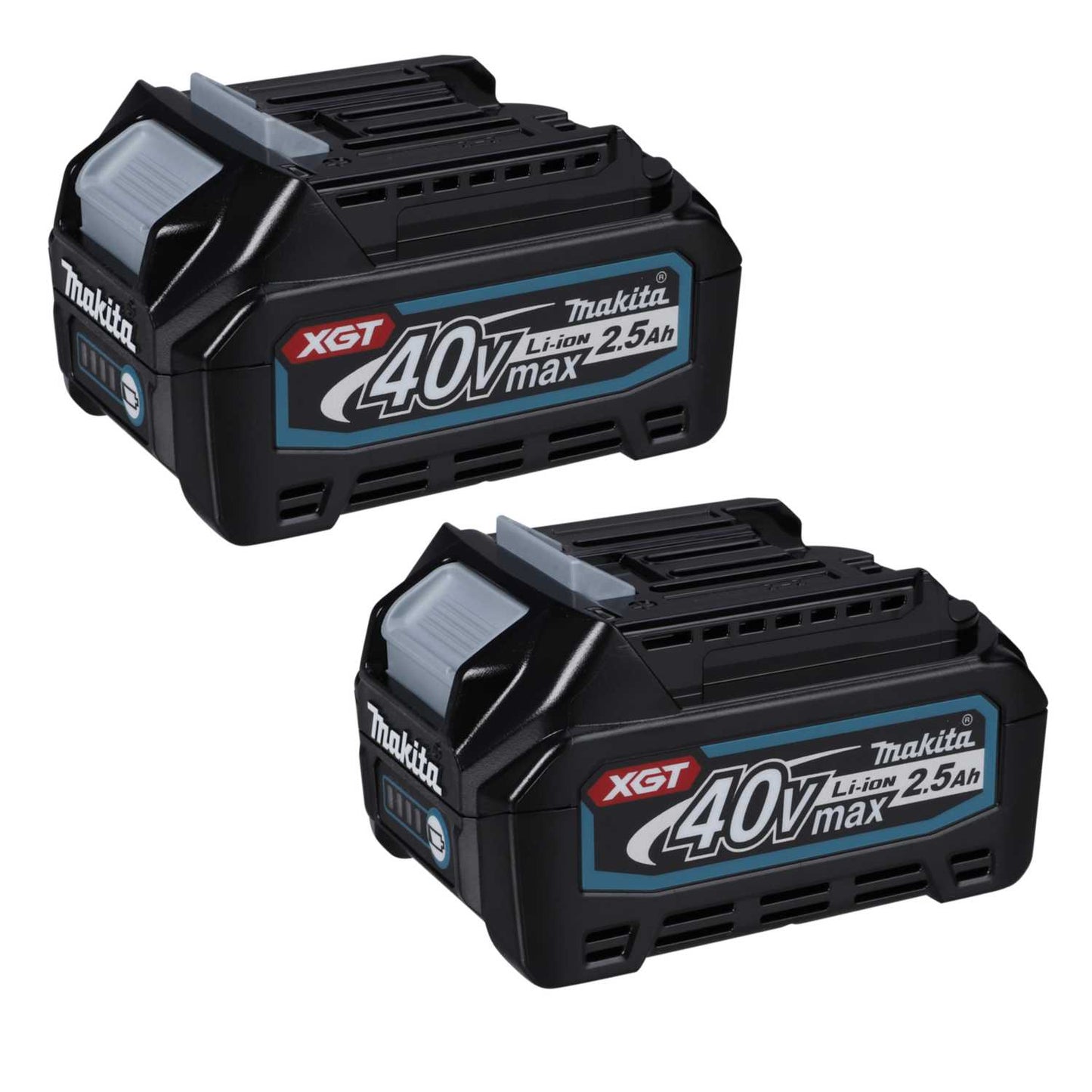 Makita BL4025 XGT 40V 2.5Ah Lithium-Ion Batteries (Pack of 2)