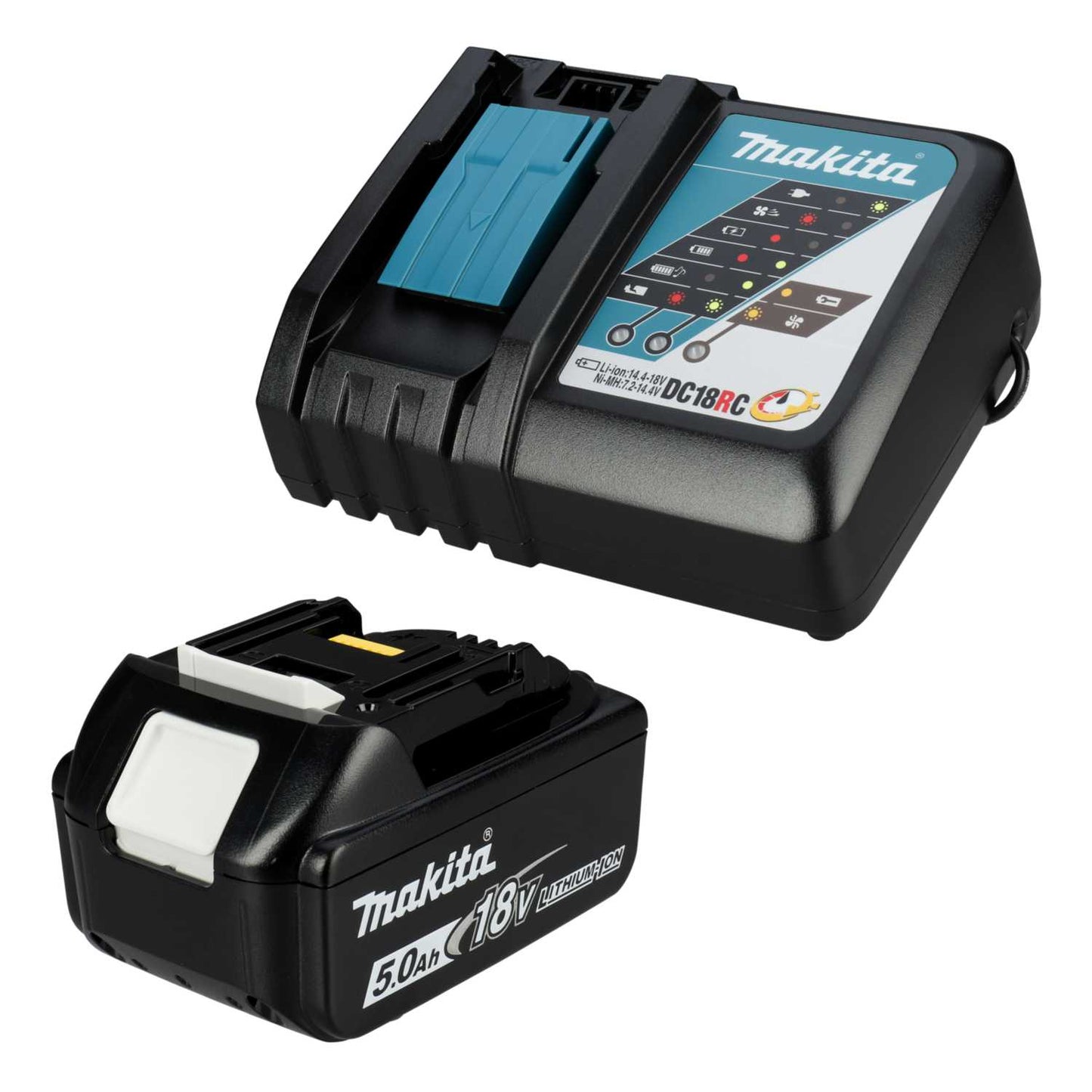 Makita BL1850B 18V 5.0Ah Lithium-Ion Battery and Charger Kit