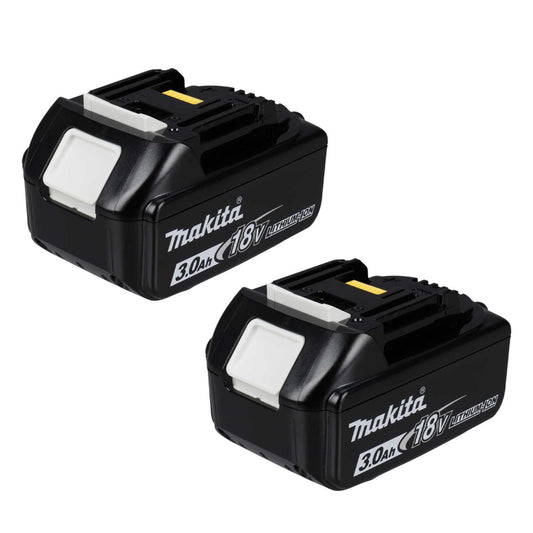 Makita 632G12-2 BL1830B 18V 3.0Ah Lithium-Ion Battery (Pack of 2)
