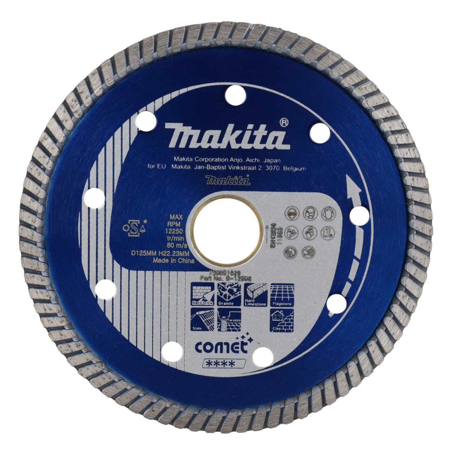 Makita 125mm Comet Diamond Wheel Circular Blade