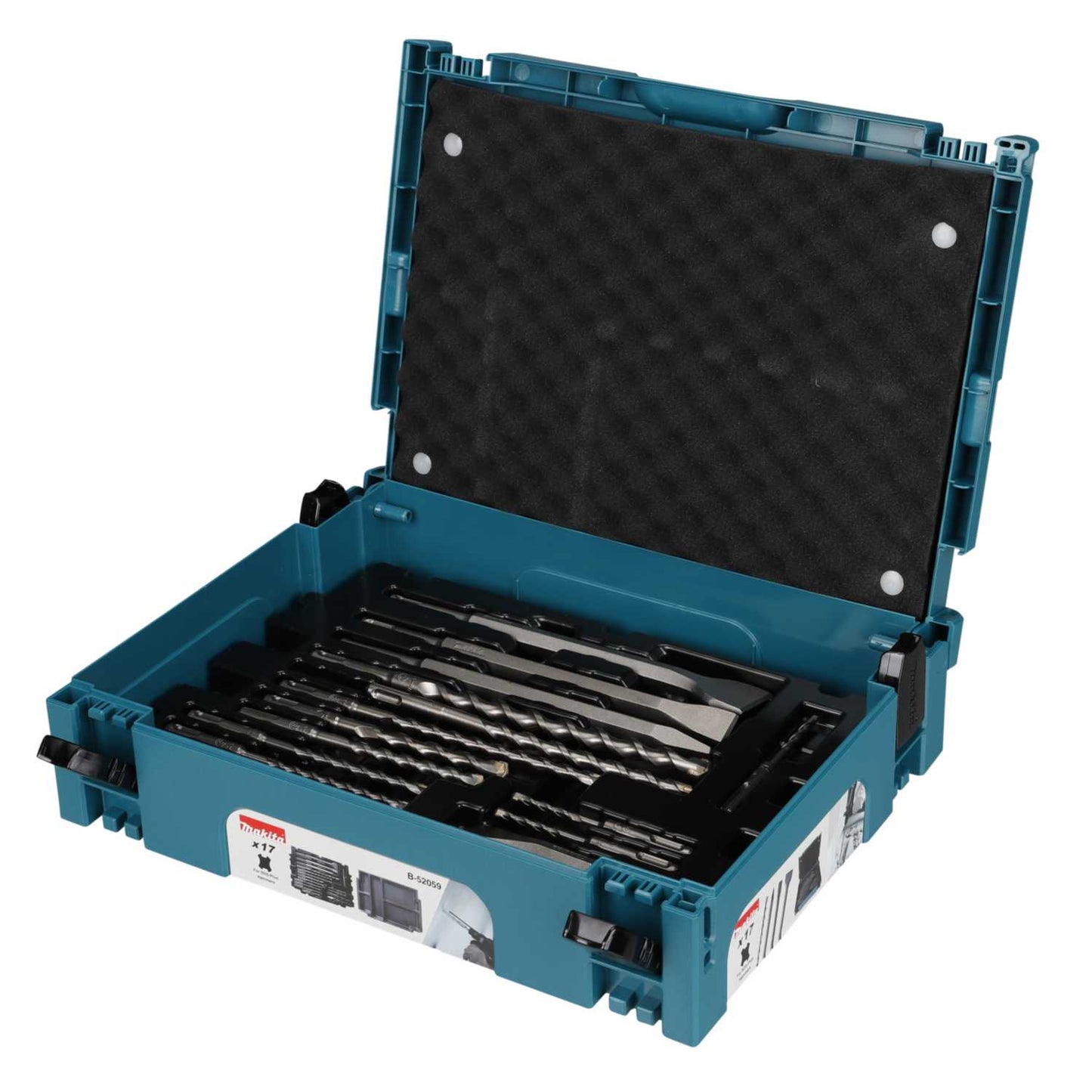 Makita Makpack SDS+ Drill Bit 17 Piece Set