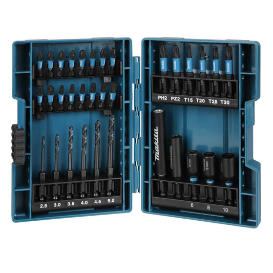 Makita 33 Piece Impact Black Set