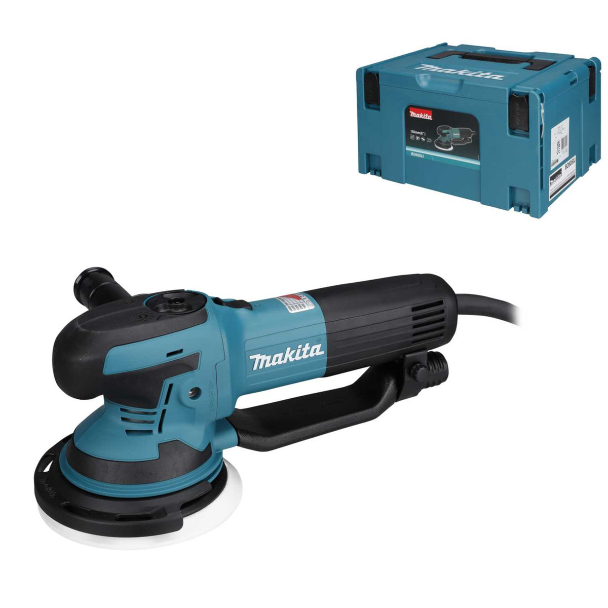 Makita BO6050J/2 750W 150mm Random Orbital Sander 230V