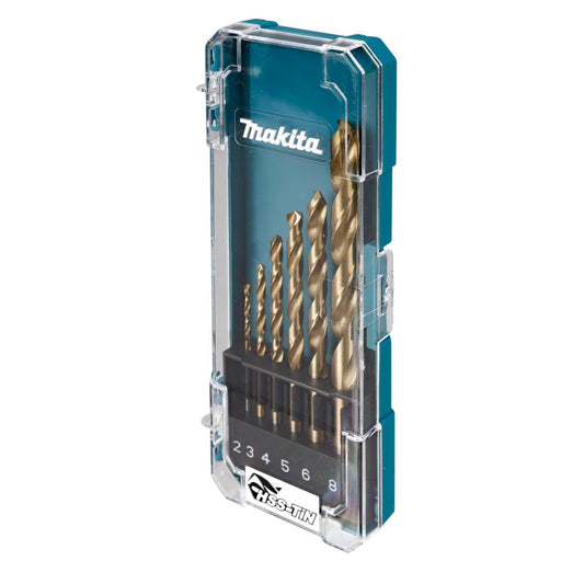 Makita D-72833 6 Piece HSS-Tin Drill Bit Set