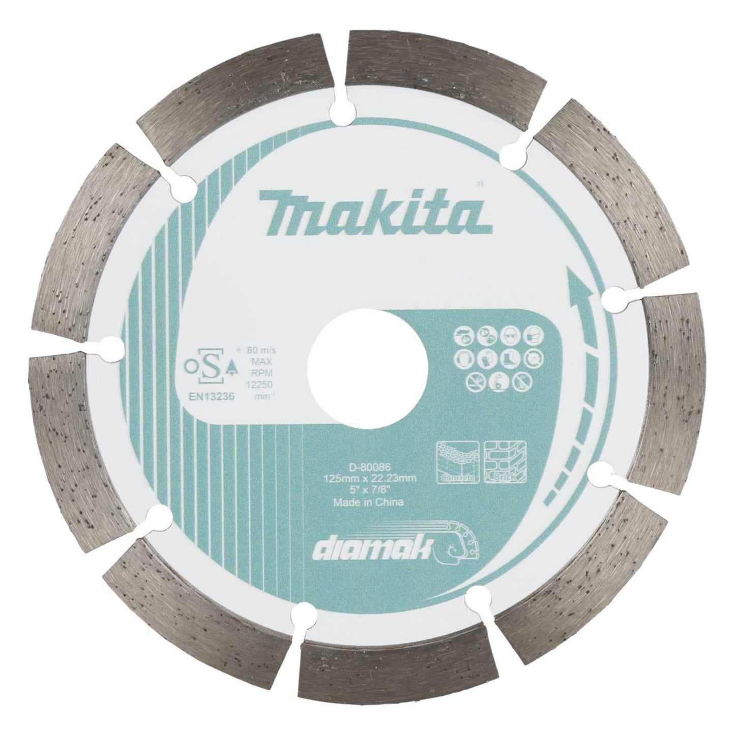 Makita 125mm Diamond Segmented Circular Saw Blade