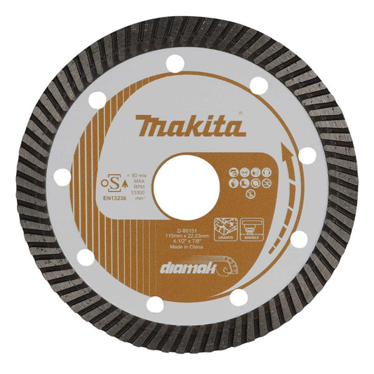 Makita 115mm Diamak Diamond Cutting Wheel Blade