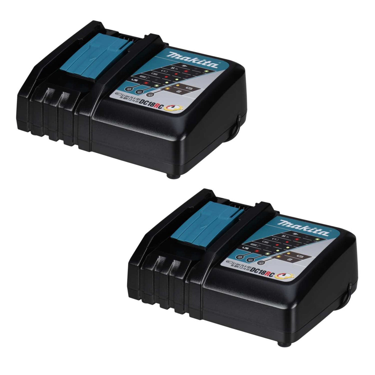 Makita DC18RC/2 Compact Battery Charger (Pack of 2)