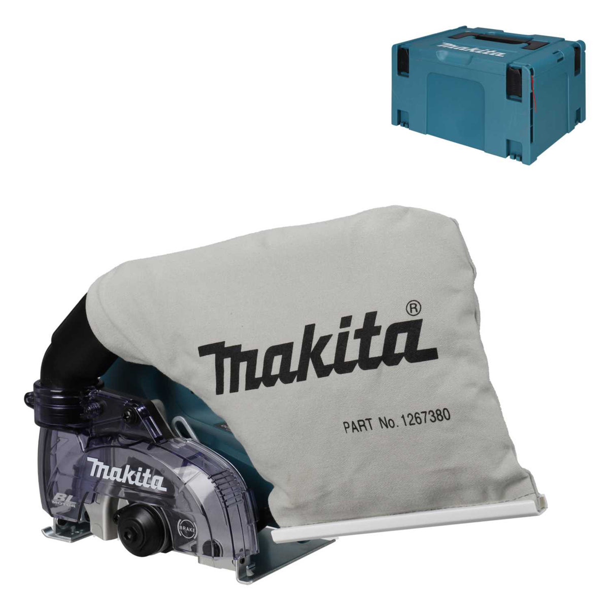 Makita DCC500ZJ 18V LXT 125mm Brushless Disc Cutter (Body Only)