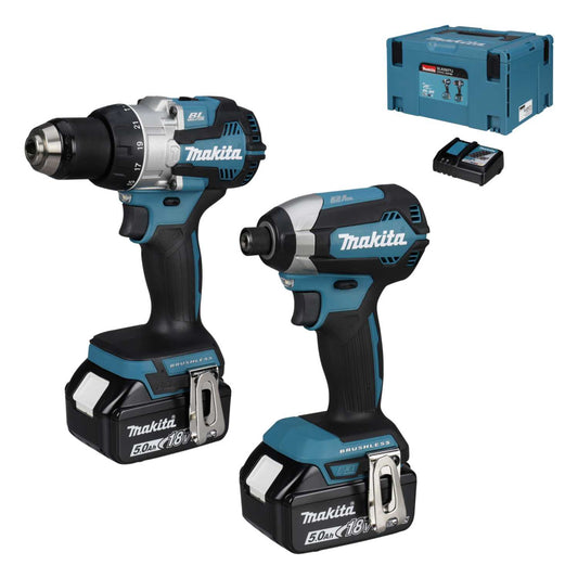 Makita DLX2507TJ 18V LXT Hammer Drill and Impact Driver Kit