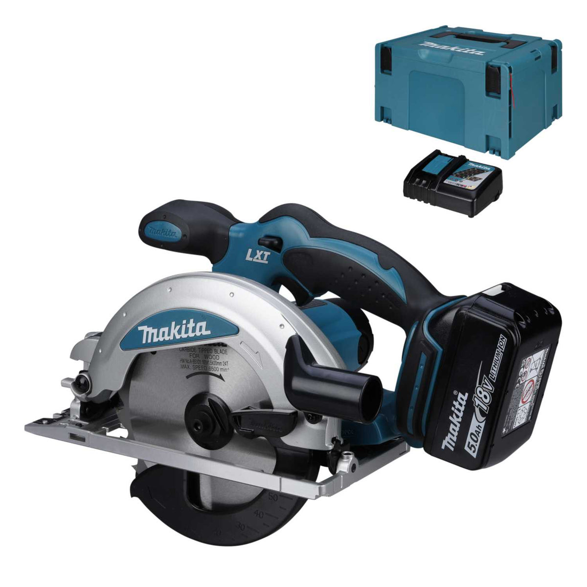 Makita DSS610RT1J 18V LXT 165mm Circular Saw with 1 x 5.0Ah Battery