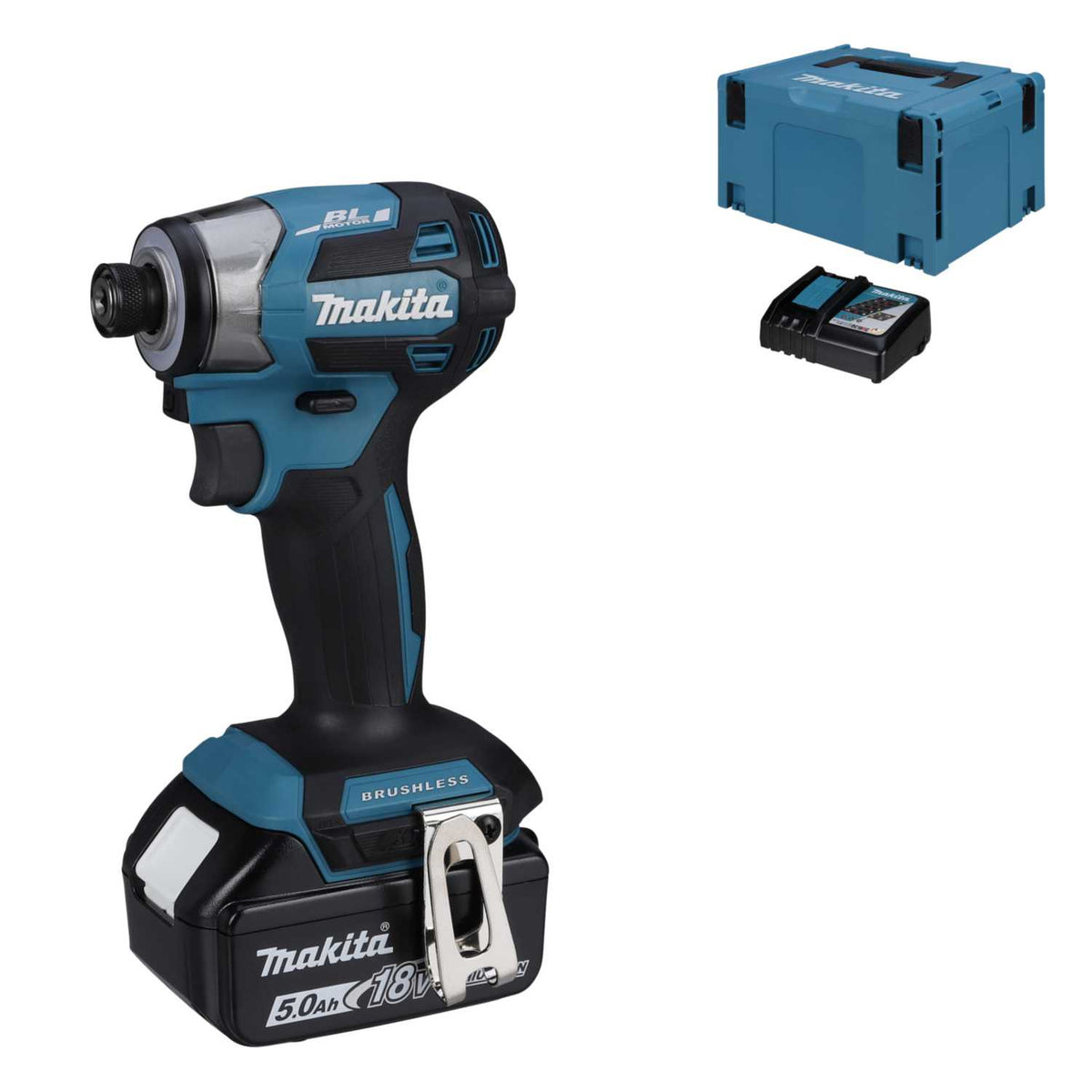 Makita DTD173RT1J 18V LXT ¼" Impact Driver with 1 x 5.0Ah Battery